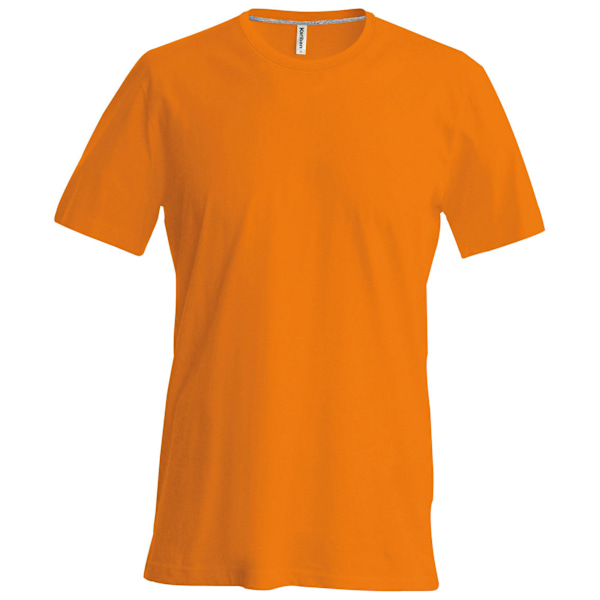 Kariban herr Slim Fit kortärmad T-shirt med rund hals 2XL orange Orange 2XL