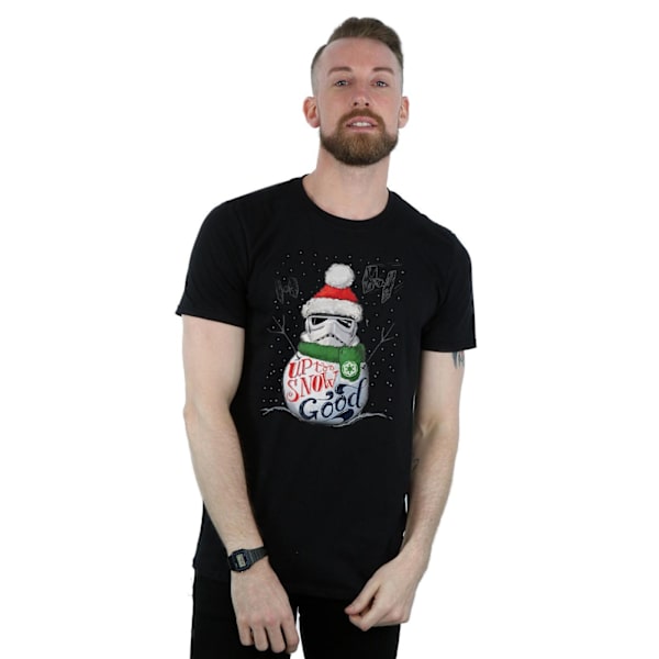 Star Wars Stormtrooper Up To Snow Good T-shirt 4XL Svart Black 4XL