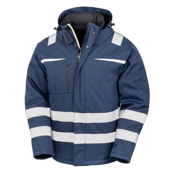 SAFE-GUARD by Result Unisex Vuxen Dynamic Softshell-jacka M Marinblå Navy M