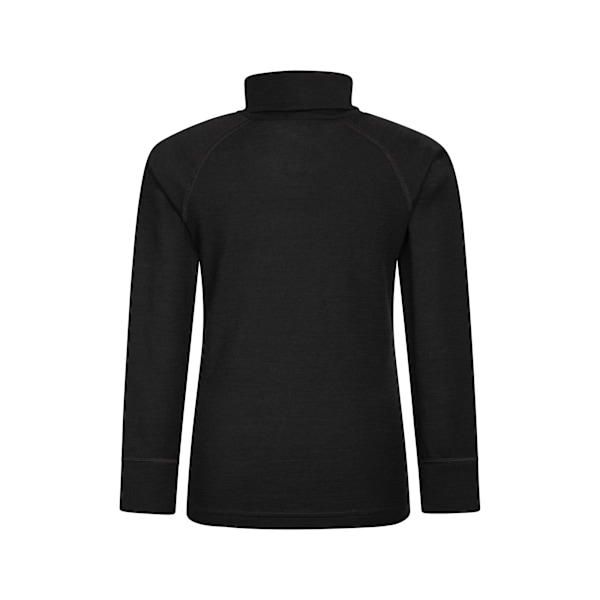 Mountain Warehouse Barn/Barn Merino Ull Rullkrage Underställ Black 9-10 Years