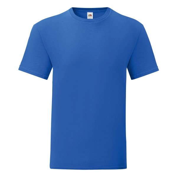 Fruit Of The Loom Iconic T-shirt för män (pack om 5) L Kungsblå Royal Blue L