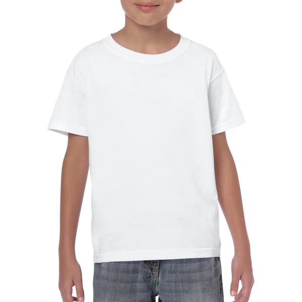 Gildan Barn/Barn Bomull T-shirt 4 År Vit White 4 Years