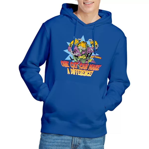 Garfield Herr Make A Difference Hoodie XL Kungsblå Royal Blue XL