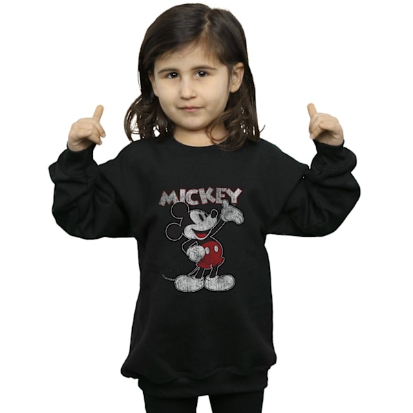 Disney Girls Presents Mickey Mouse Sweatshirt 12-13 år Svart Black 12-13 Years