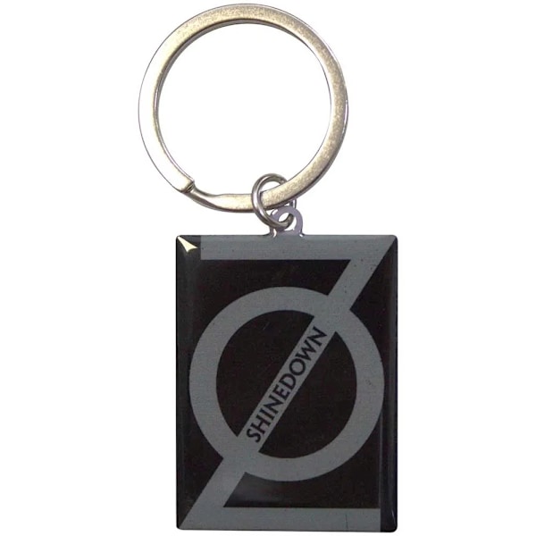 Shinedown Sekundär Z Logotyp Fototryck Nyckelring Storlek: One Size Svart/Grå Black/Grey One Size