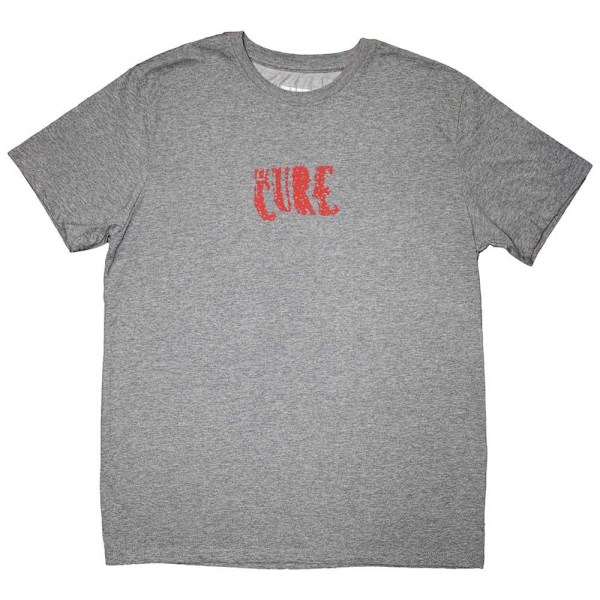 The Cure Unisex Adult Mini Logo T-Shirt M Grå Grey M