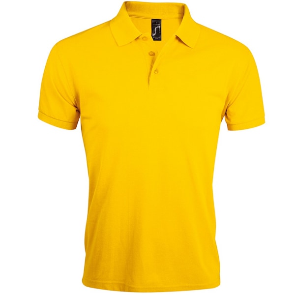 SOLs Prime Pique Plain Short Sleeve Polo Shirt XL Guld Gold XL