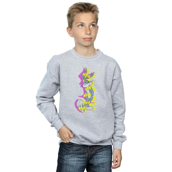 Looney Tunes Boys Bugs Bunny Distorted Sweatshirt 3-4 år Spo Sports Grey 3-4 Years