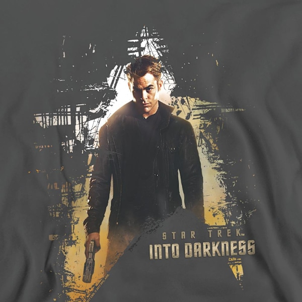 Star Trek: Into Darkness Unisex Vuxen Dark Hero Sweatshirt L Ch Charcoal L