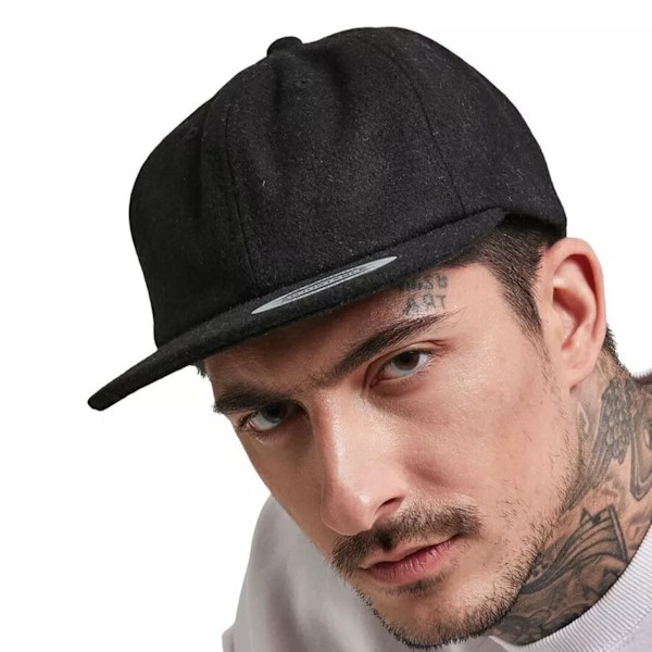 Flexfit By Yupoong Herr Melton Cap One Size Svart Black One Size