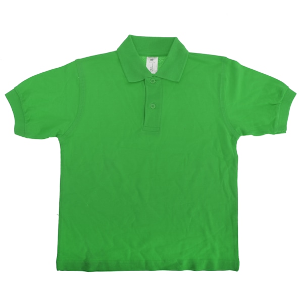 B&C Barn/Barn Unisex Safran Polotröja 7-8 Real Green Real Green 7-8