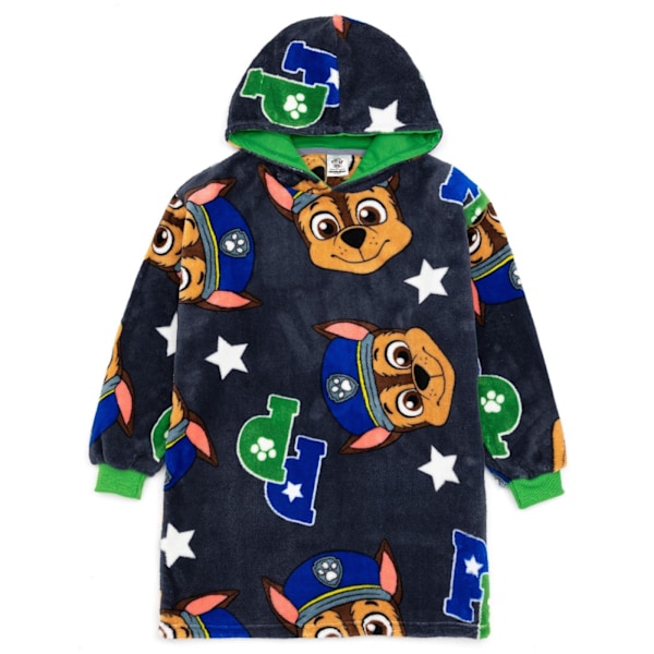 Paw Patrol Pojk Hoodiefilt Chase 3-5 År Grå Grey 3-5 Years