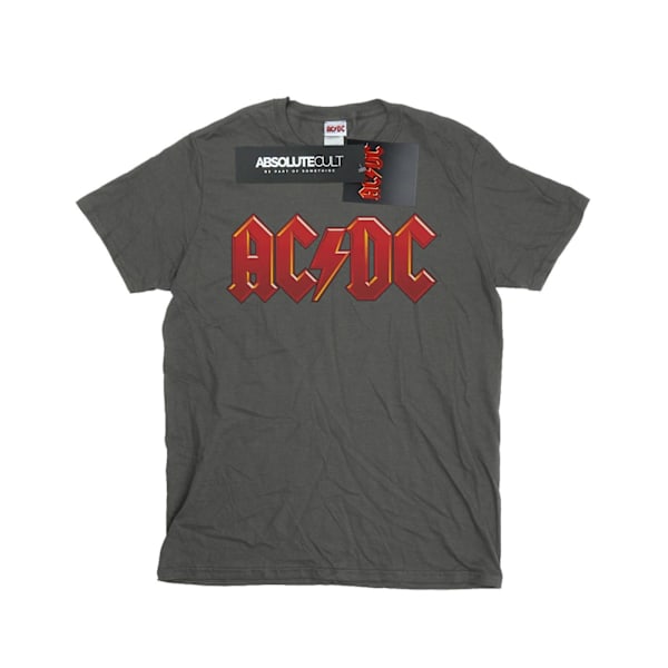 AC/DC Herr Mörk Röd Logo T-shirt XXL Charcoal Charcoal XXL