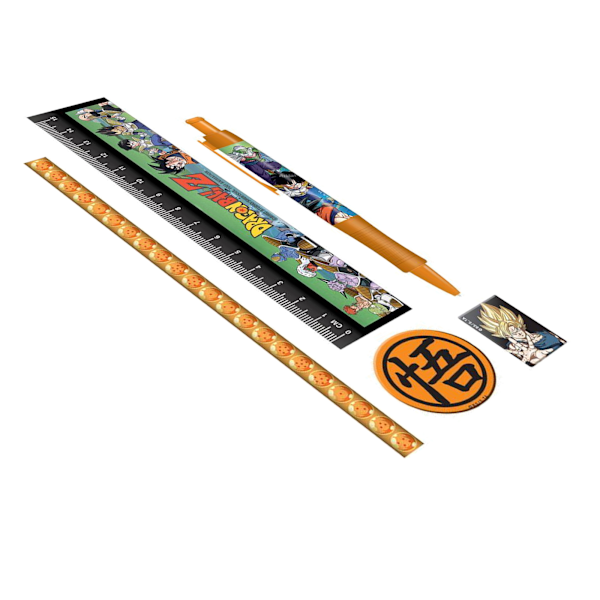 Dragon Ball Z-figurer Brevpapper Set En Storlek Flerfärgad Multicoloured One Size