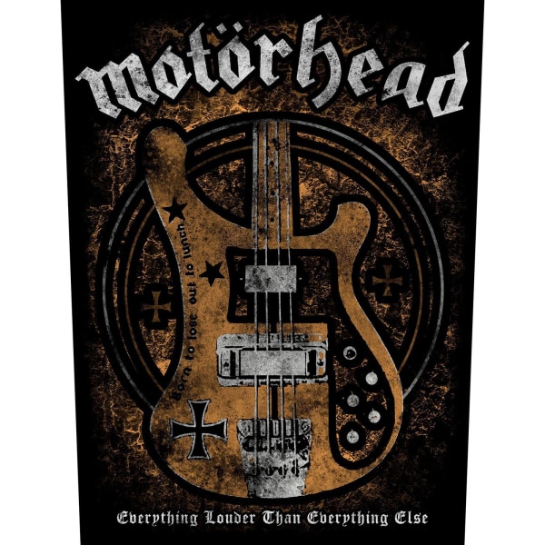 Motorhead Lemmy's Bass Patch One Size Svart/Vit/Brun Black/White/Brown One Size