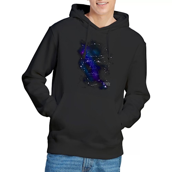 Star Trek Herr Spock Konstellationer Hoodie L Svart Black L