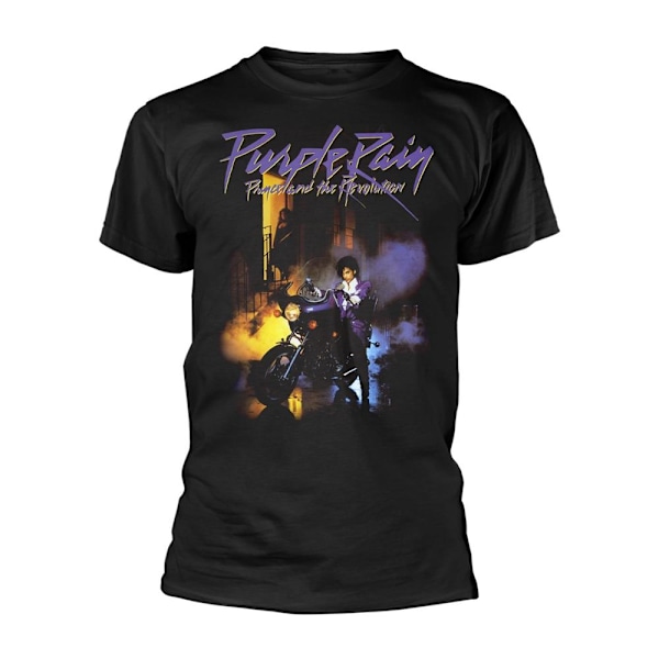 Prince Unisex Vuxen Purple Rain T-Shirt M Svart Black M