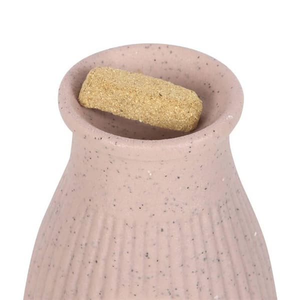 Something Different Greige Ribbad Rökelsehållare One Size Cream Cream One Size