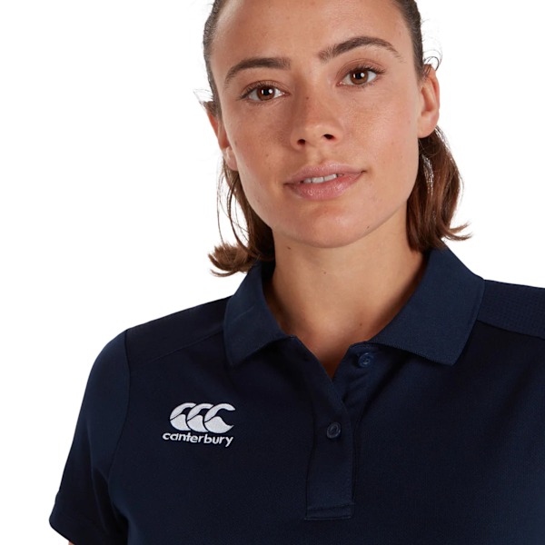 Canterbury Womens/Ladies Club Dry Polo Shirt 16 UK Navy Navy 16 UK