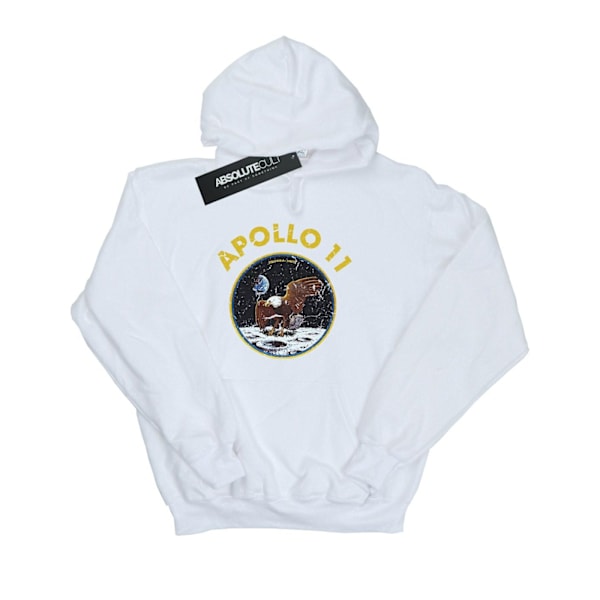 NASA Girls Classic Apollo 11 Hoodie 7-8 år Vit White 7-8 Years