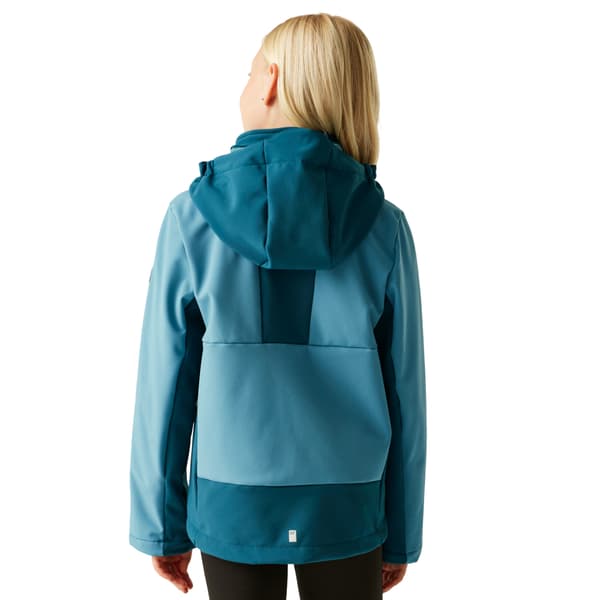 Regatta Barn/Barn Haydenbury Vattentät Softshelljacka Storm Blue/Moroccan Blue 5-6 Years