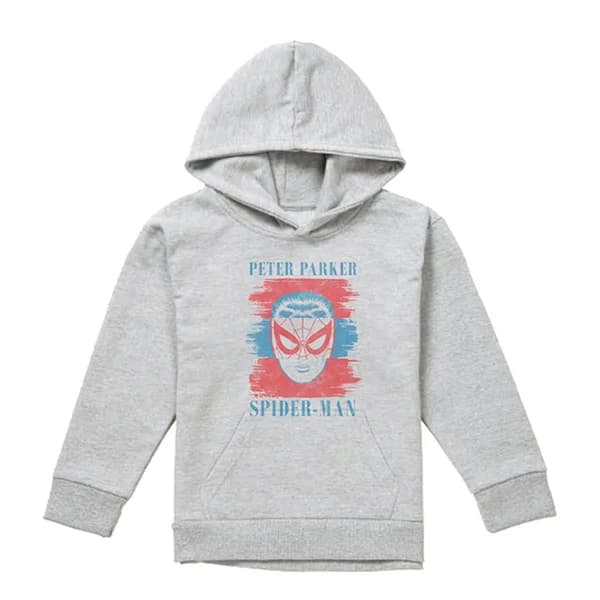 Spider-Man Barn/Barn Peter Parker Randig Heather Tröja Athletic Heather 12-13 Years