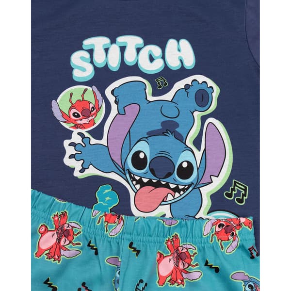 Lilo & Stitch Långärmad Pyjamas för Pojkar 2-3 År Blue 2-3 Years