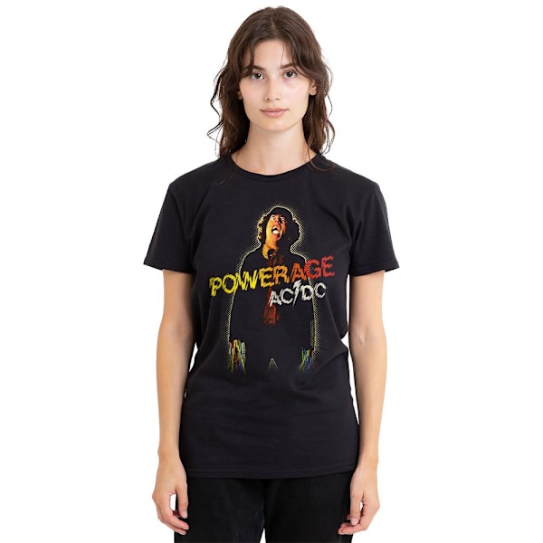 AC/DC Unisex Vuxen Powerage T-Shirt L Svart Black L