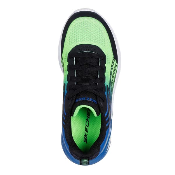 Skechers Microspec-träningsskor för barn 5 UK Blå/Grön Blue/Green 5 UK