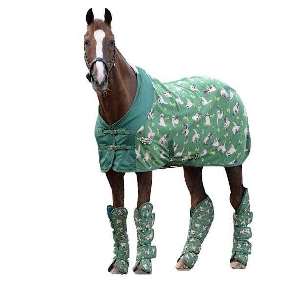 Weatherbeeta Sloth Fleece Hästkylare 4´ 3 Grön Green 4´ 3