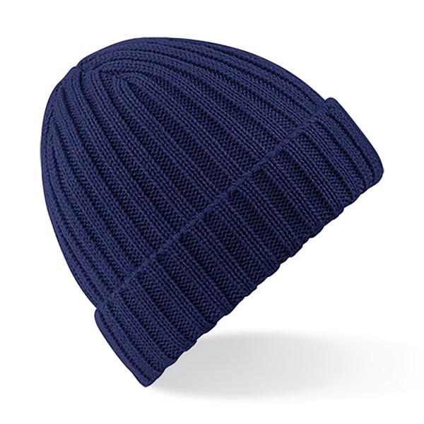 Beechfield Unisex Winter Chunky Ribbed Beanie Hat One Size Oxfo Oxford Navy One Size
