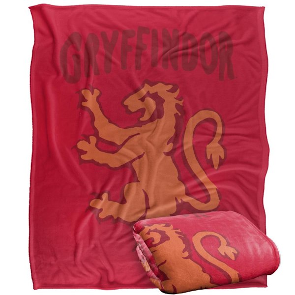 Harry Potter Gryffindor Doodle Filt En Storlek Flerfärgad Multicoloured One Size