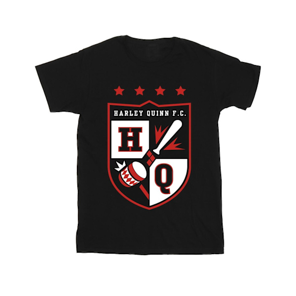 Justice League Herr Harley Quinn FC Pocket T-Shirt L Svart Black L
