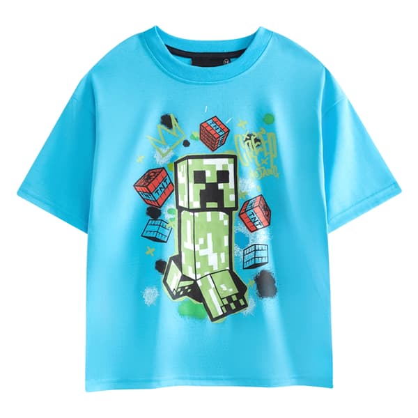 Minecraft Pojkar Creeper Kortärmad Kort Pyjamas Set (2-pack) Multicoloured 13-14 Years
