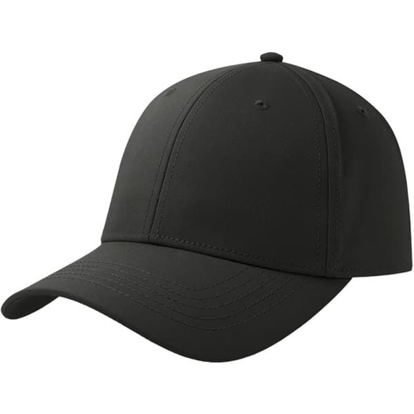Atlantis Unisex Vuxen Pitch 6 Panel Flexibel Stretch Fitted Bas Black S-M