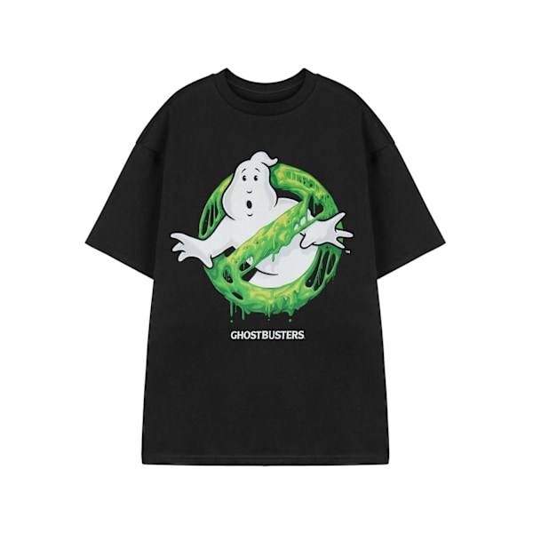 Ghostbusters Unisex Vuxen Slime Logo Kortärmad T-shirt S Bl Black S