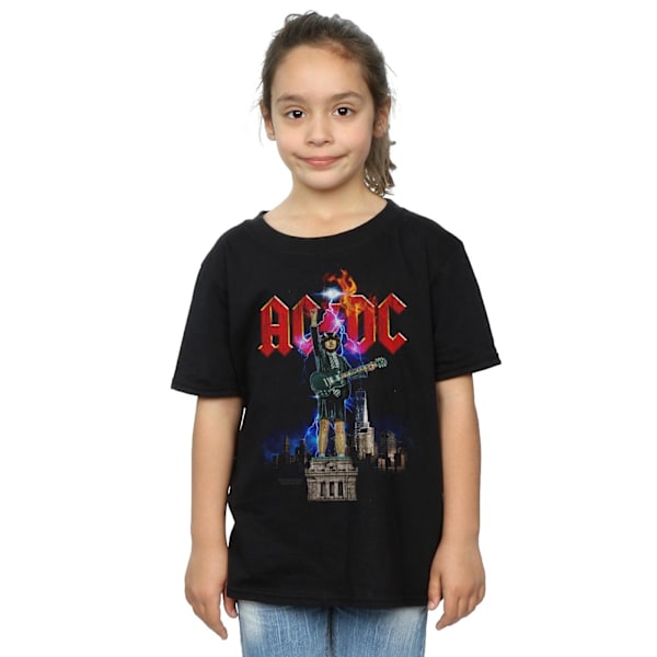 AC/DC Girls Angus NYC Bomull T-shirt 3-4 år Svart Black 3-4 Years