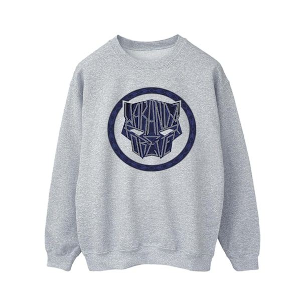 Marvel Wakanda Forever Tribal Icon Sweatshirt M Sports Grå Sports Grey M