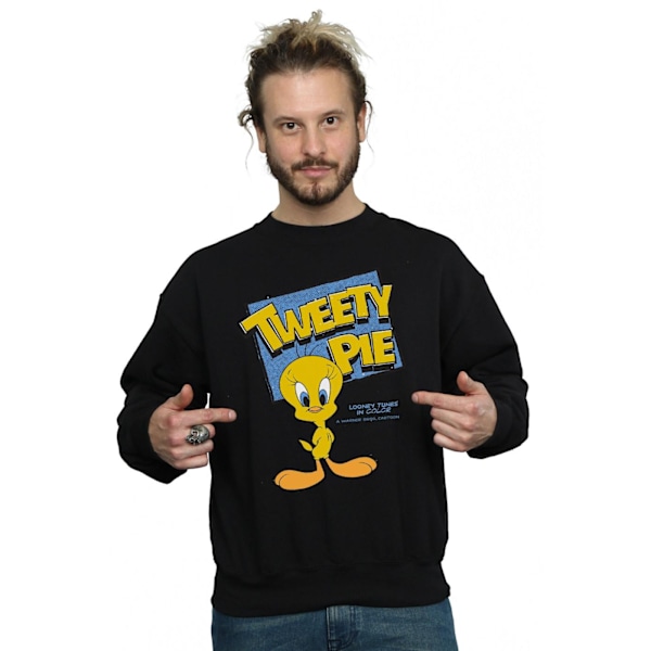 Looney Tunes Klassisk Tweety Bomullströja M Svart Black M