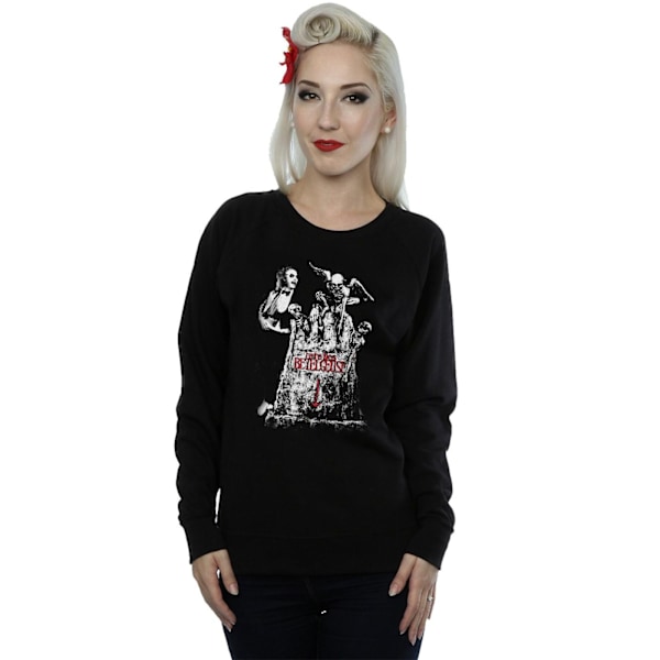 Beetlejuice Dam/Kvinnor Graveyard Pose Sweatshirt S Svart Black S