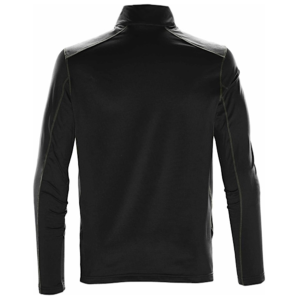 Stormtech Mens Pulse Zip Neck Fleece Top XL Svart/Kol Black/Carbon XL