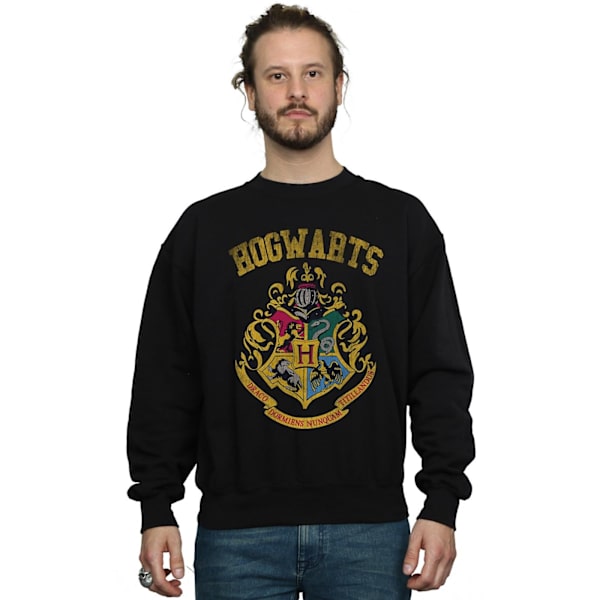 Harry Potter Herr Hogwarts Varsity Sweatshirt 4XL Svart Black 4XL