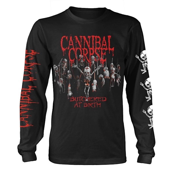 Cannibal Corpse Unisex Adult Butchered At Birth Baby Long-Sleev Black XXL