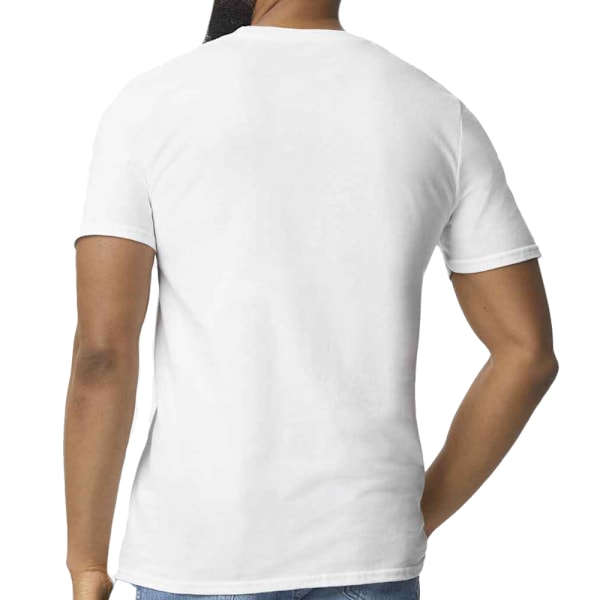 Gildan Softstyle T-shirt för män, S, vit White S