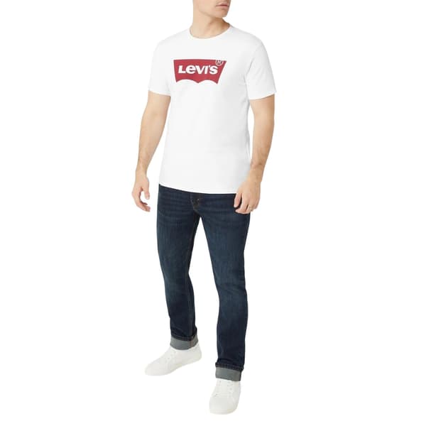 Levis Herr Batwing Logotyp T-Shirt S Vit/Röd White/Red S