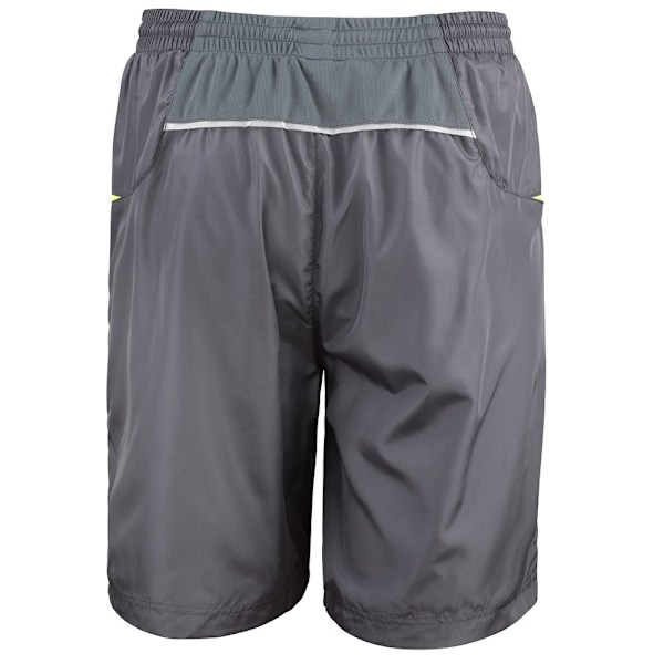 Spiro Unisex Adult Team Micro-Lite Mesh Lining Shorts L Grå/Lime Grey/Lime L