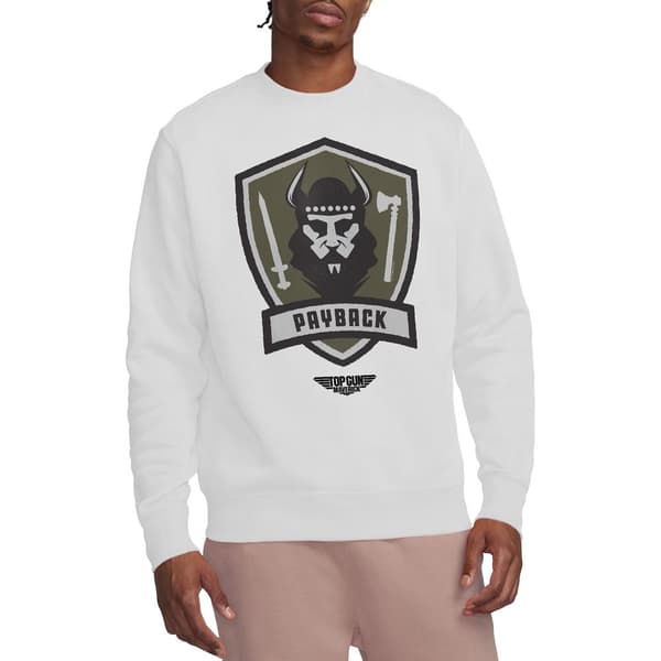 Top Gun Unisex Vuxen Payback Logotyp Tröja M Vit White M