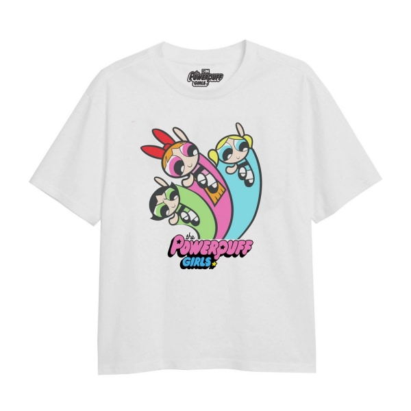 Powerpuff Girls Girls Rainbow Blast T-shirt 9-10 Years Whit White 9-10 Years