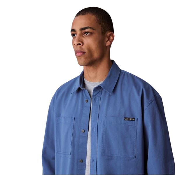 Calvin Klein Herrskjorta i Chambray L Blå Blue L