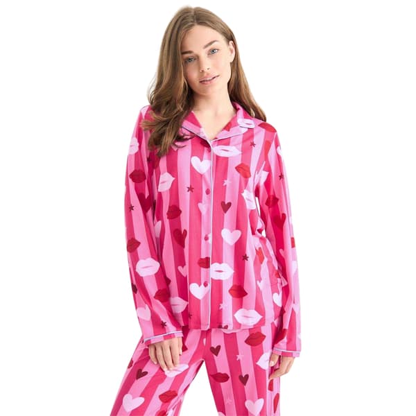 Urban Threads Långt pyjamasset för dam, storlek 10 UK, rosa Pink 10 UK